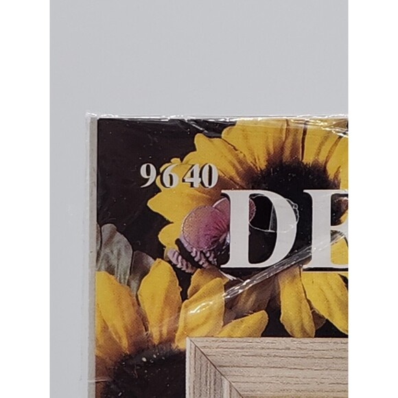 Design Works Village Gardener Cross Stitch Picture Kit Bunny Sunflower 8x10 NOS - Picture 2 of 6